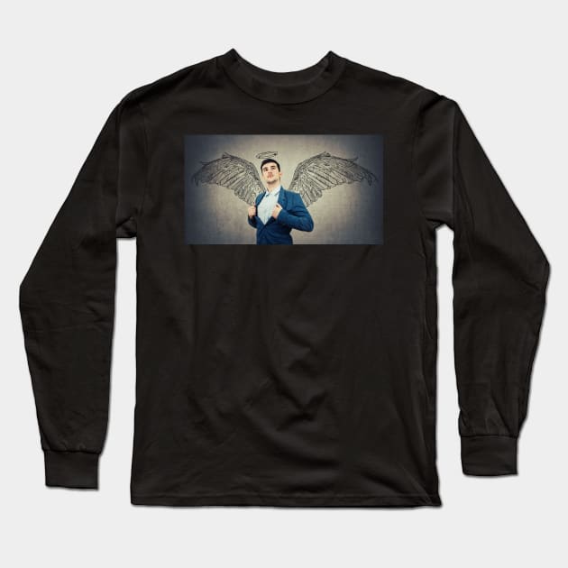 be an angel Long Sleeve T-Shirt by 1STunningArt